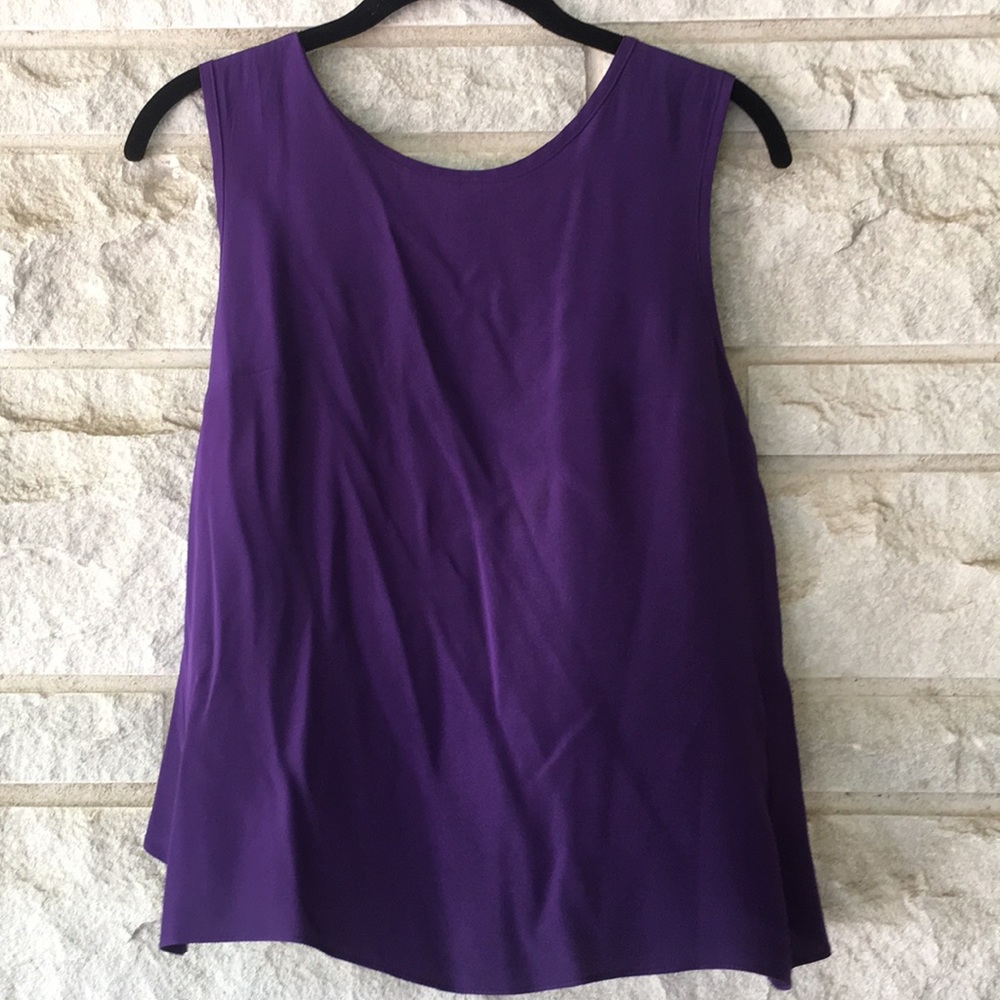 💯% SILK AARON ASHE TULIP CUT FLY AWAY TANK